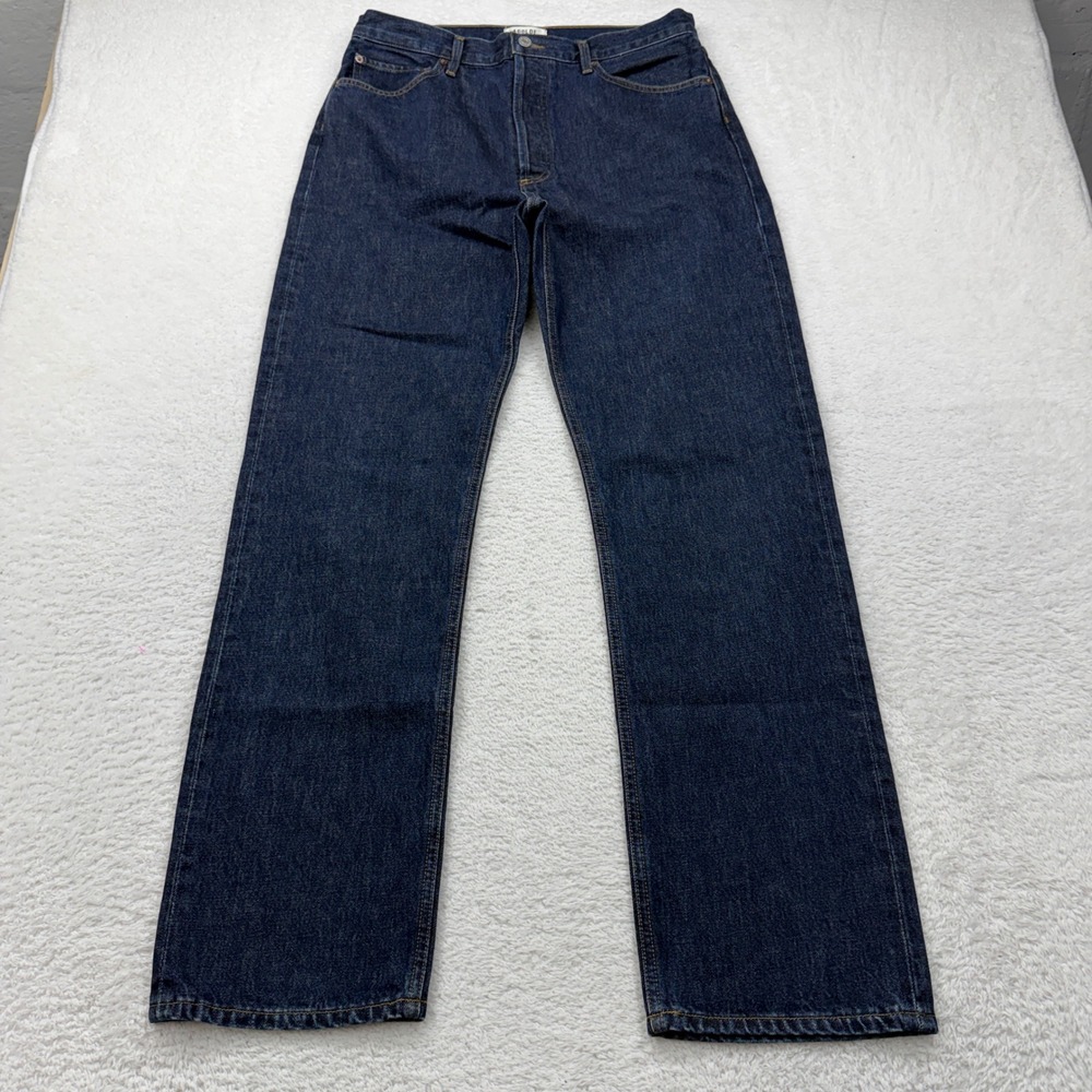 Agolde Women's Straight Leg Jeans - Dark Blue